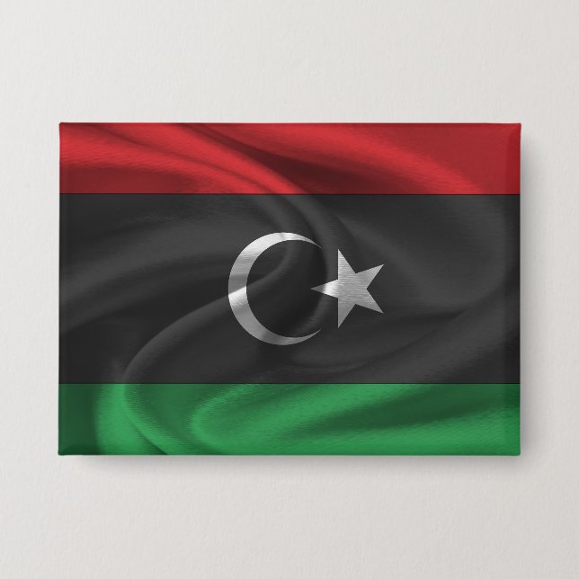 Libya Flag Button (Front)