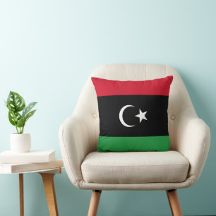 Libya flag cushion