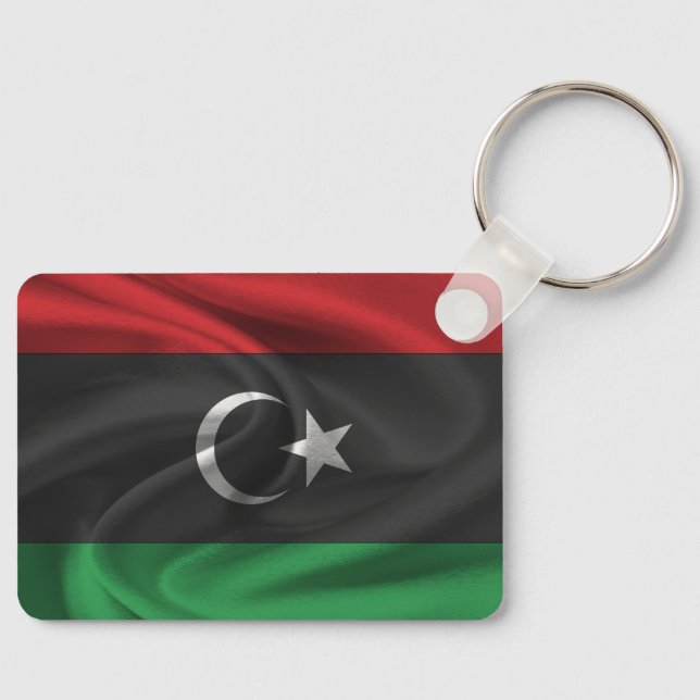 Libya Flag Keychain (Front)