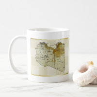 Libya Flag + Map Mug
