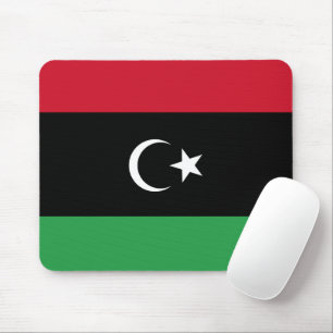 Libya flag mouse pad