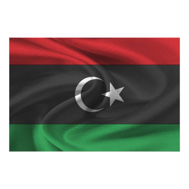 Libya Flag Photo Print (Front)