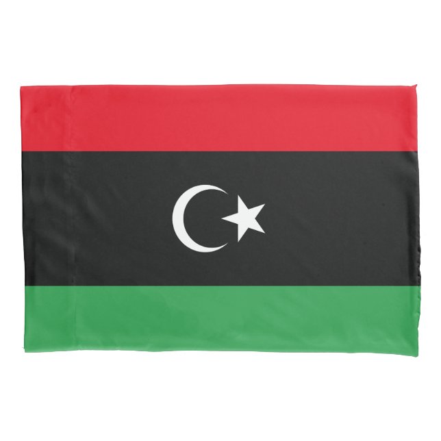 Libya Flag Pillowcase (Front)