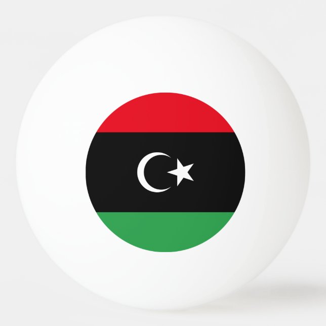 Libya Flag Ping Pong Ball (Front)