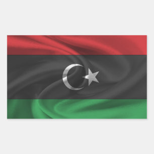 Libya Flag Rectangular Sticker