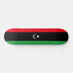 Libya Flag Skateboard