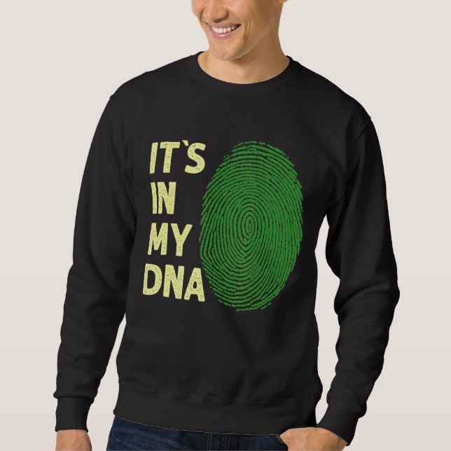Libya In My Dna Libyan Flag Team Libya Sweatshirt (Front)