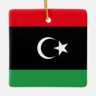 Libya (Libyan) Flag  Ceramic Ornament