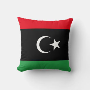 Libya (Libyan) Flag Cushion