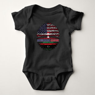 Libya Libyan US American USA United States Tree Baby Bodysuit