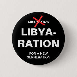 LIBYA-RATION FOR A NEW GENERATION 6 CM ROUND BADGE