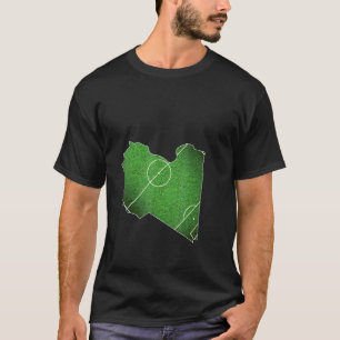 Libya Soccer Football Court T-Shirt