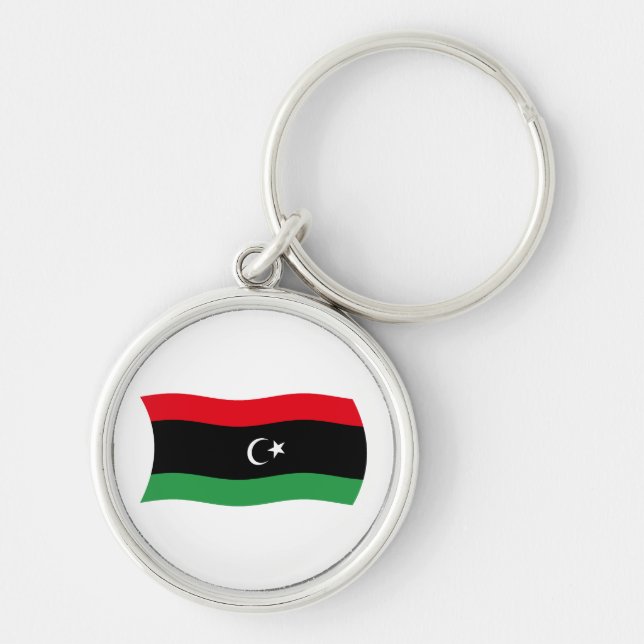 Libyan Flag Key Ring (Front)