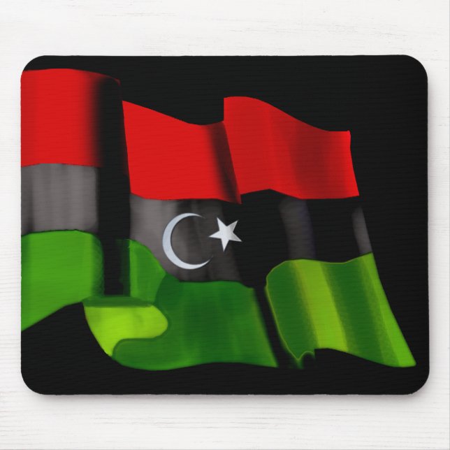 Libyan flag of Libya Independence Monarchy flag Mouse Pad (Front)