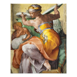 Libyan Sibyl, Sistine Chapel by Michelangelo Photo Print