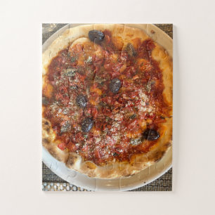 Licata Slice of Sicily   Rustic Olives Pizza Jigsaw Puzzle
