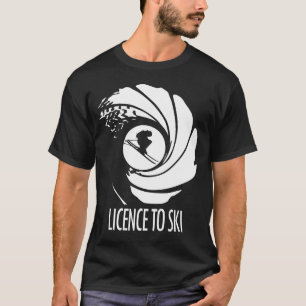 LICENCE TO SKI T-shirt Design for Men