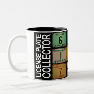 LICENSE PLATE COLLECTOR MUG 2