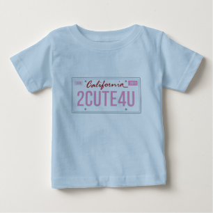 license plate design baby T-Shirt