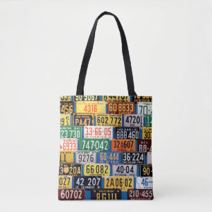 License Plates by H. Wilson Smith Tote Bag