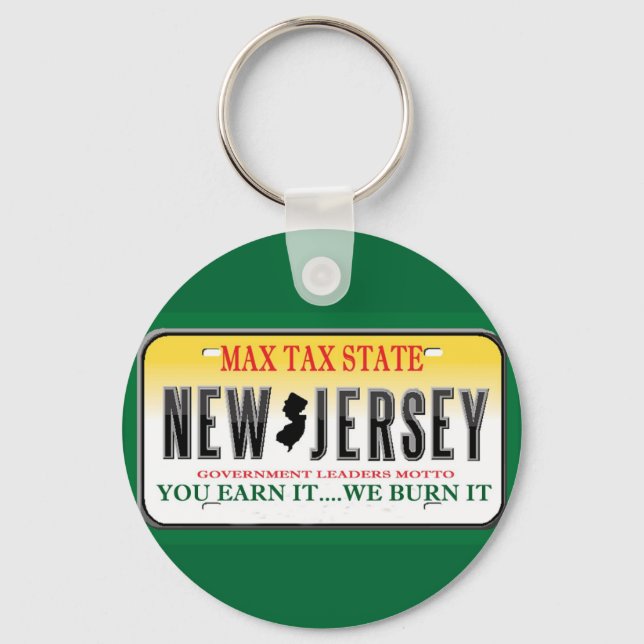 License Plates Key Ring (Front)