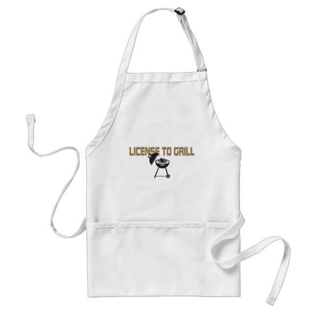 License To Grill Standard Apron (Front)