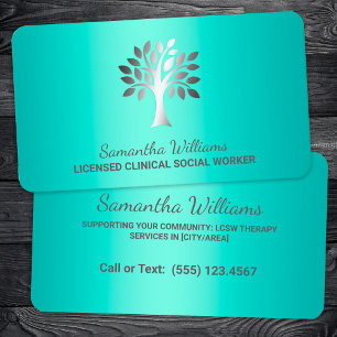 Licensed Clinical Social Worker Business Card
