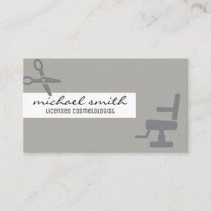 Licensed Cosmetologist Business Card