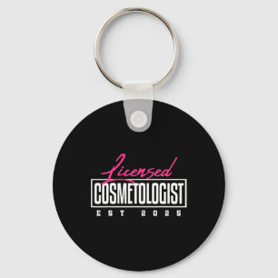 Licensed Cosmetologist Graduation 2025 Cosmetology Key Ring