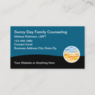Licensed Family Counseling Service Business Card