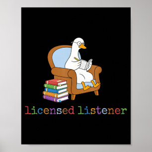 Licensed Listener Goose Counsellor Graduation Poster