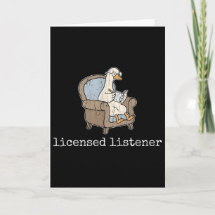 Licensed Listener, Goose School Graduation Card