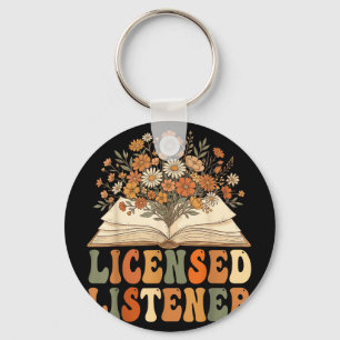 Licensed listener therapy school counselor mentalL Key Ring