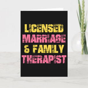 Licensed Marriage And Family Therapist Lmft Mental Card