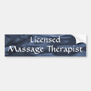 Licensed Massage Therapist 2 (blue) Bumper Sticker