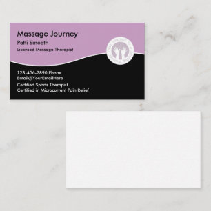 Licensed Massage Therapist Business Card