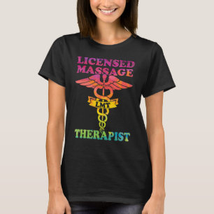Licensed Massage Therapist LMT Watercolor Vintage  T-Shirt