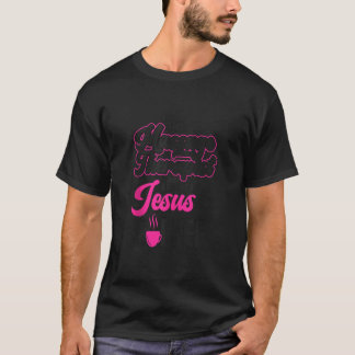 Licensed Massage Therapist Therapy Coffee Jesus Fa T-Shirt