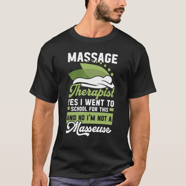 Licensed Massage Therapist Therapy Job Profession T-Shirt (Front)