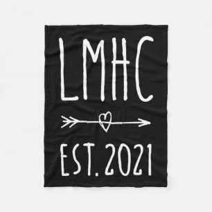 Licensed Mental Health Counsellor 2024 Graduation Fleece Blanket