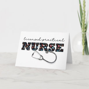 Licensed Practical NURSE Appreciation Nurses Day Card