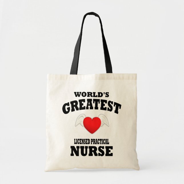 Licensed Practical Nurse Tote Bag (Front)