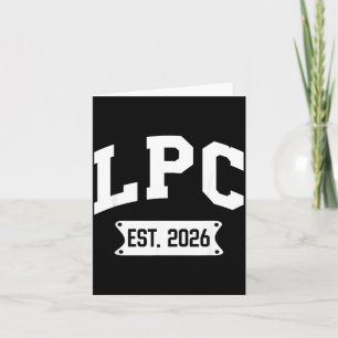 Licensed Professional Counsellor Est 2026 Lpc Card