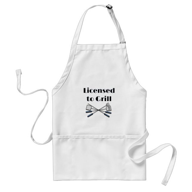 Licensed to Grill Apron (Front)