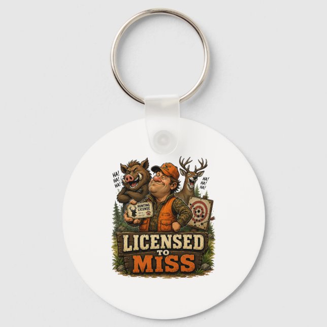 Licensed To Miss Key Ring (Front)