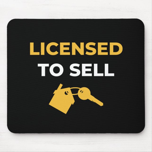 Licensed To Sell Mouse Pad (Front)
