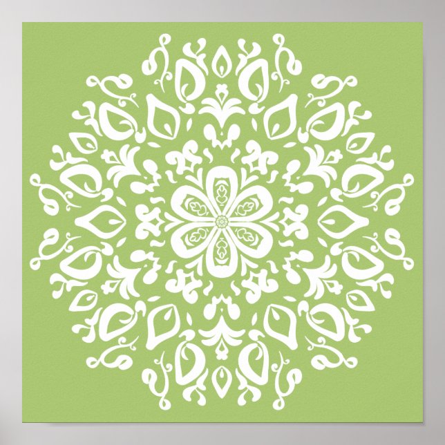 Lichen Mandala Poster (Front)