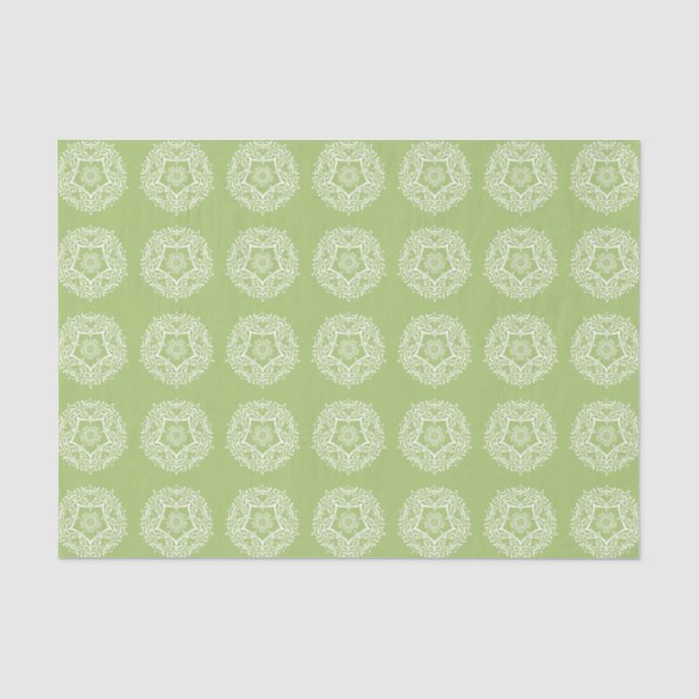 Lichen Mandala Tissue Paper (Front)