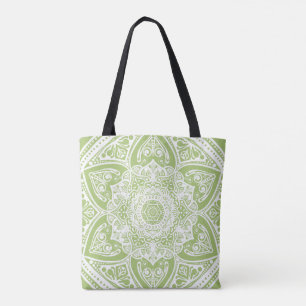 Lichen Mandala Tote Bag