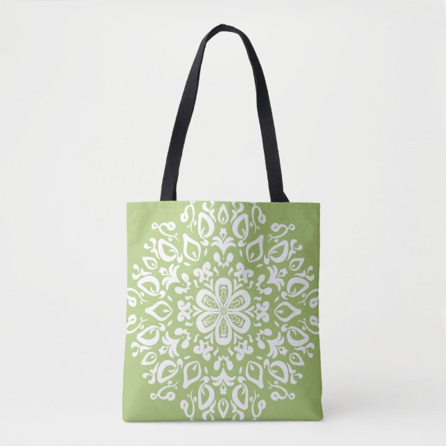 Lichen Mandala Tote Bag (Front)